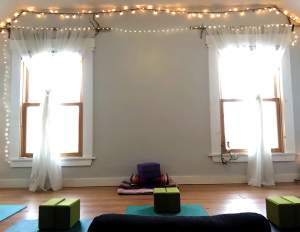 private yoga space